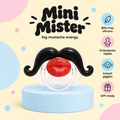 Mini Mister mustache pacifier