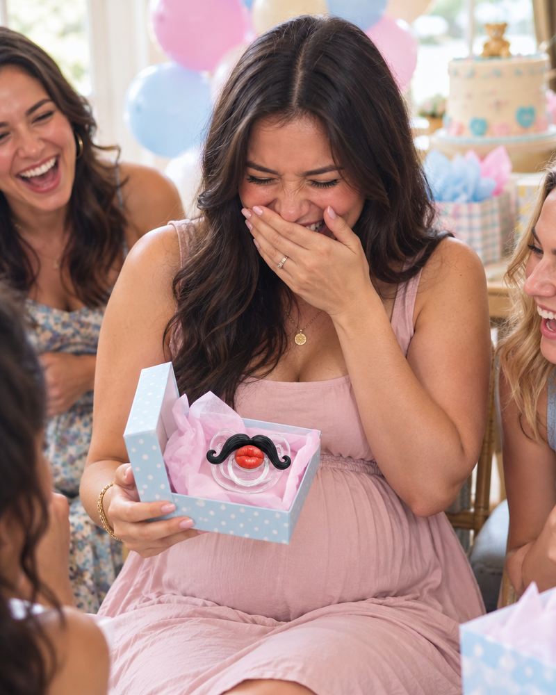 Baby shower gift reaction
